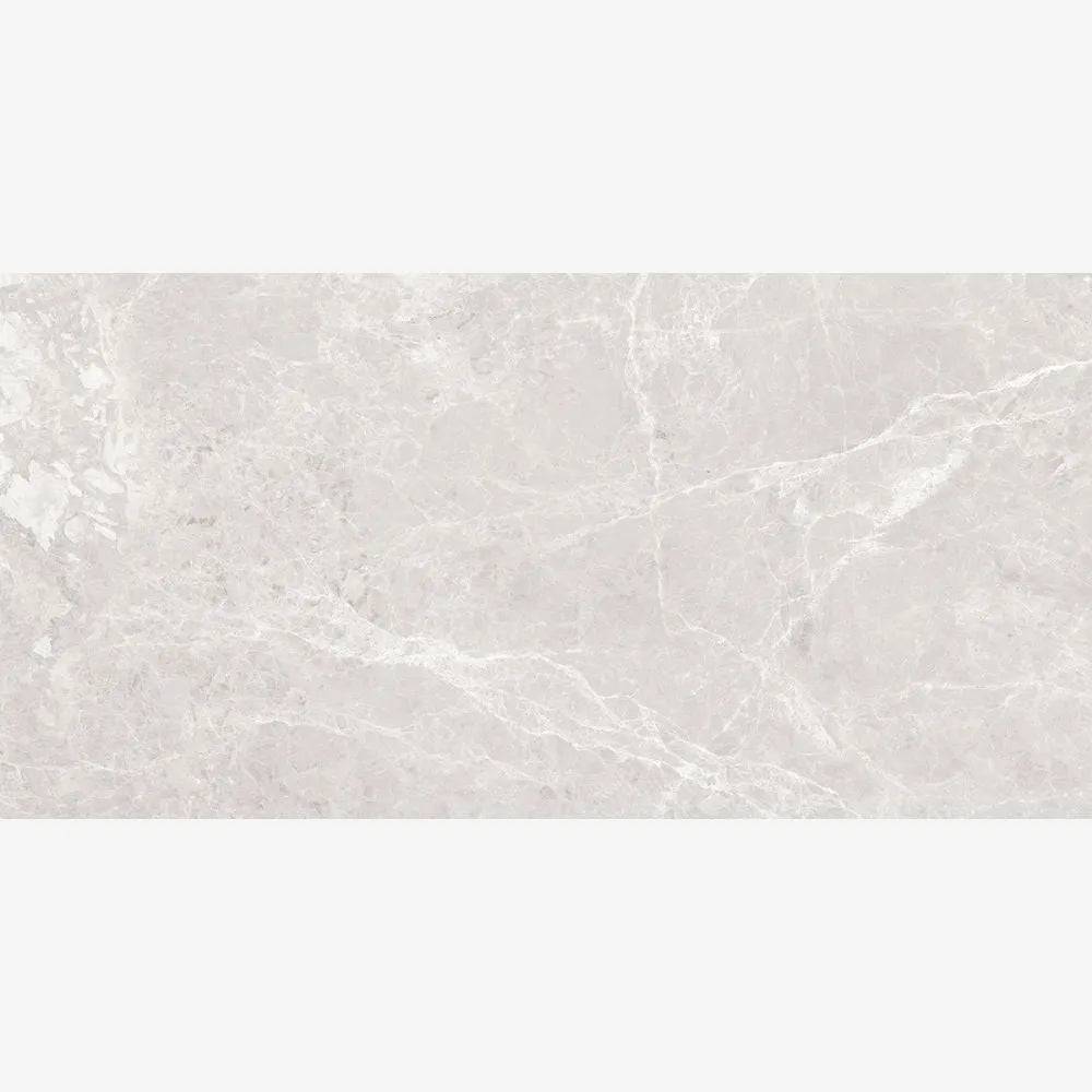 Sunset Silver Marble Effect Polished Porcelain Tile 60 x 120cm Swatch