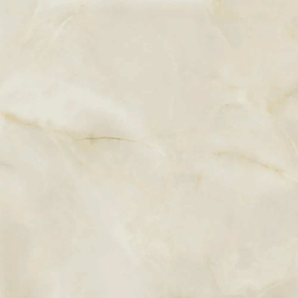 Quinto Cream Pulido 120 x 120cm Onyx Effect Tile Swatch