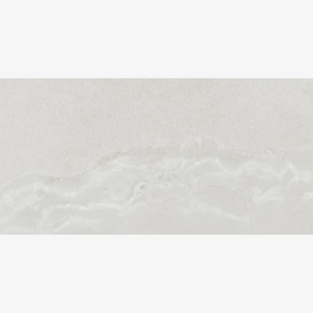 Whitmore Blanco Matt Stone Effect Floor and Wall Porcelain Tile Swatch 30 x 60cm