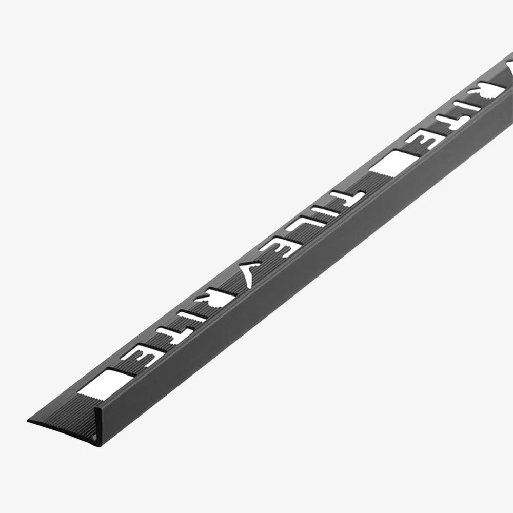 Black PVC Tiling Trim L-Shaped - Tile Outlet