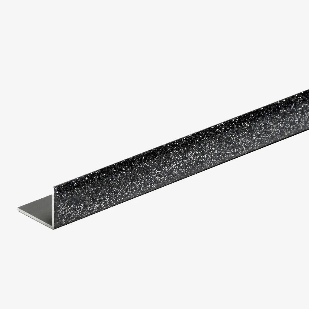 Glitter Aluminium Tiling L-Shaped Trim - Tile Outlet