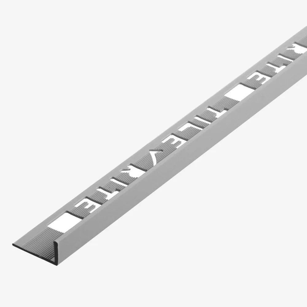 Grey PVC Tiling Trim L-Shaped - Tile Outlet