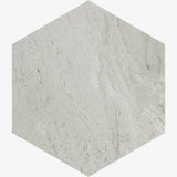 Bordaux Hexagon Grey 13.9x16cm Swatch 2