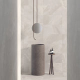 DI Janeiro Slate Oxford White 30 x 60cm Stone Effect Porcelain Tile  Hallway Floor and Wall