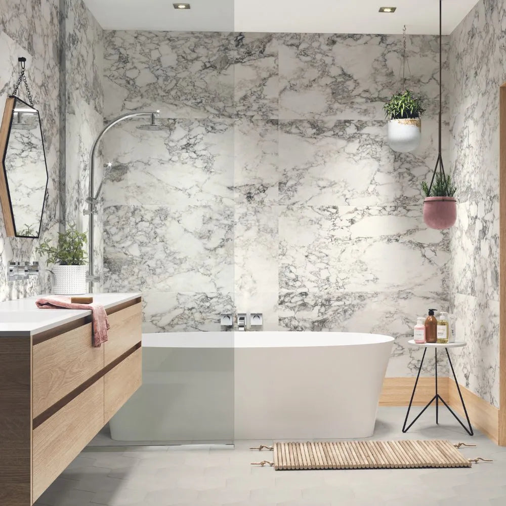 Etruscan White 60 x 120cm matt Rect Bathroom