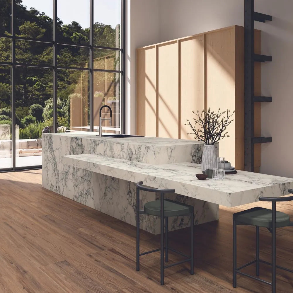 Etruscan White 60 x 120cm matt Rect Kitchen