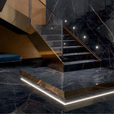 Evolvere Black n Gold 60 x 120cm Staircase Hallway Polished