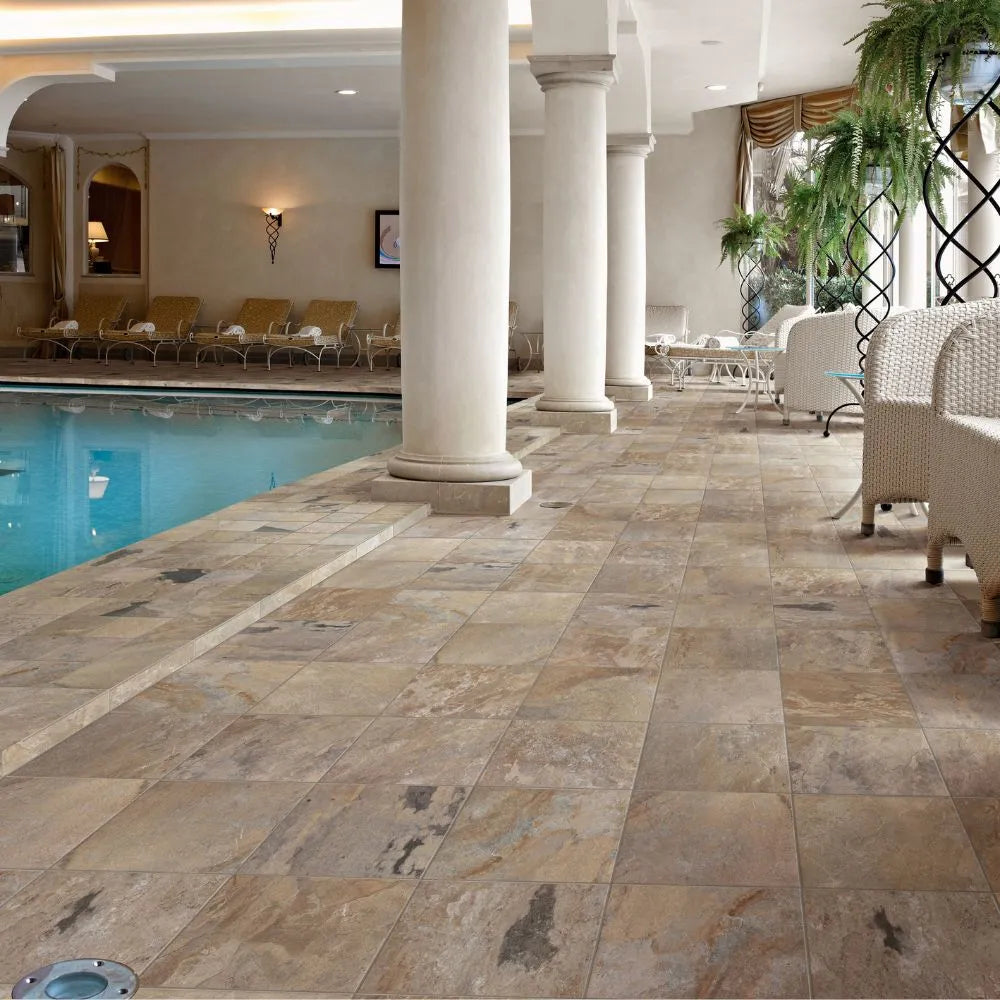 Flamenco White 30.5 x 60.5cm Swimming Pool