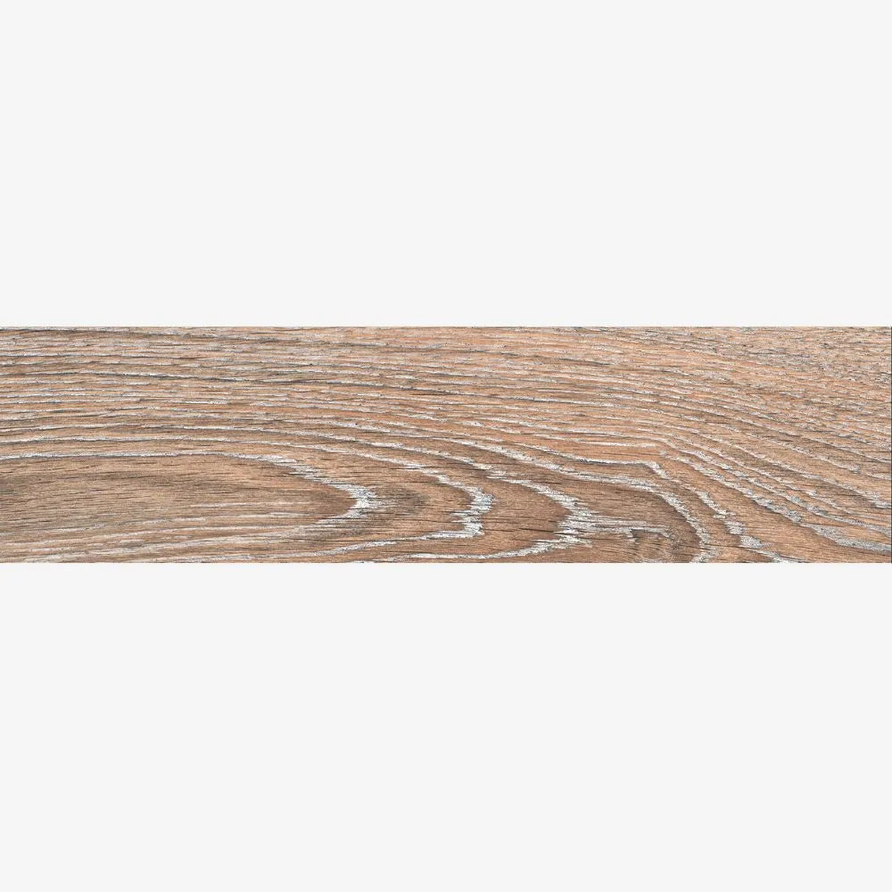 Forte Brun 7 x 28cm Wood Effect Tile Swatch