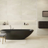 Konan Cream Stone Porcelain Tile 60 x 60cm Bathroom Floor and Walls