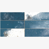 Lava Tech Brick Blue LT 20 x 40cm Swatch