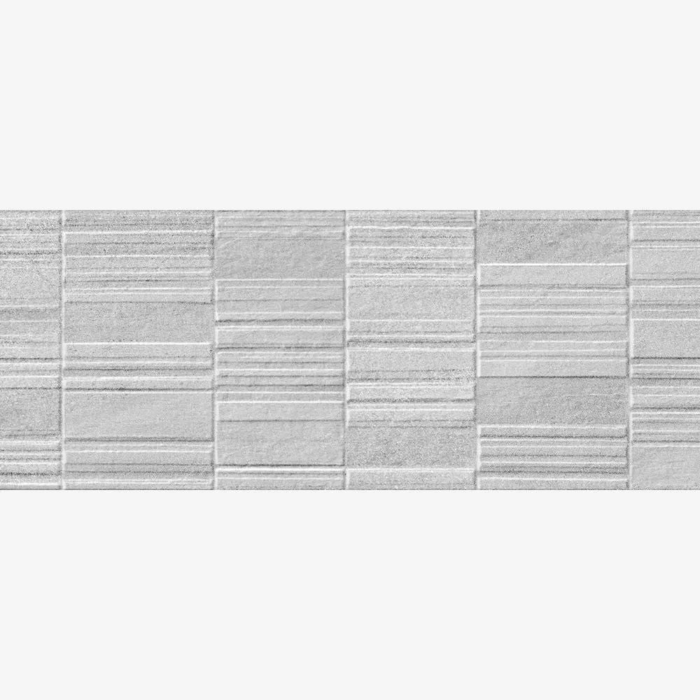 Lavica Grey Décor Stone Effect Ceramic Wall Tile Swatch