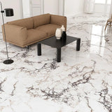 Le Macerie White 60 x 120cm Tile Living ROom Floor