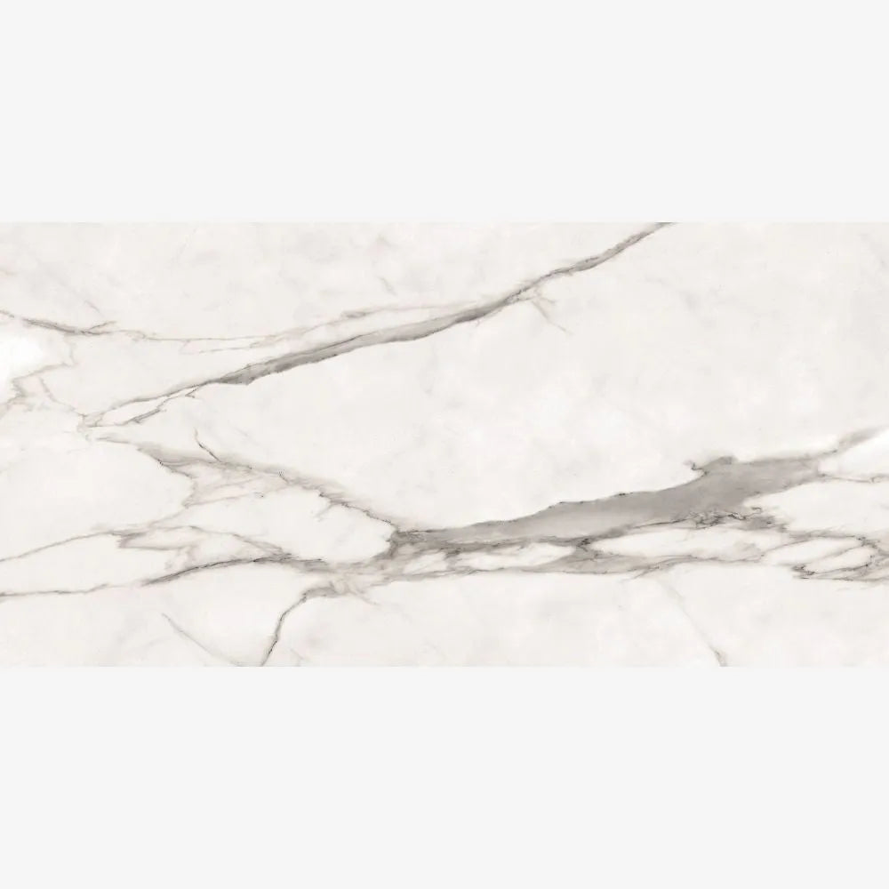 Leonardo Blanco 60 x 100cm Polished Marble Effect Porcelain Tile Swatch