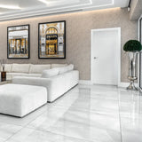 Madre White Onyx Effect Polished Porcelain Indoor Tile Living Room Flooring