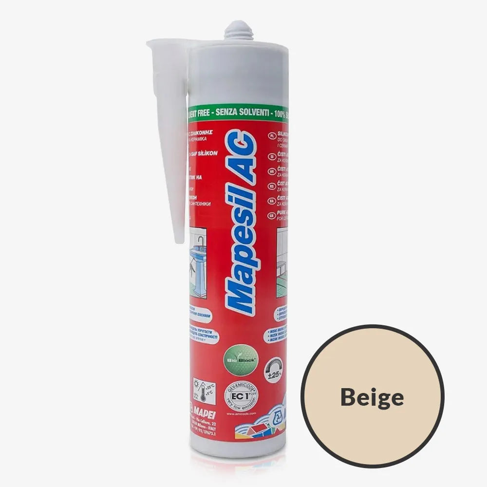 Mapesil Ac Silicone 310ml - Beige | Tile Outlet