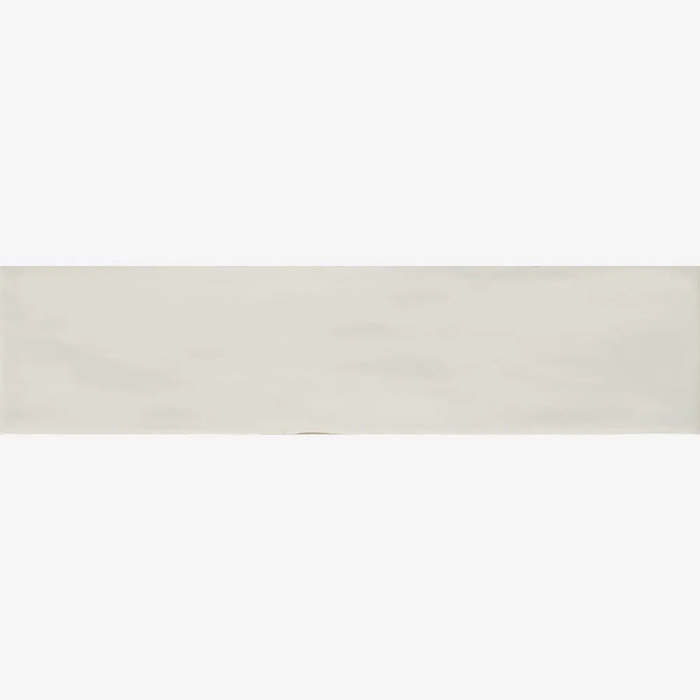 mayolica milk 7.5 x 30cm Subway tile swatch