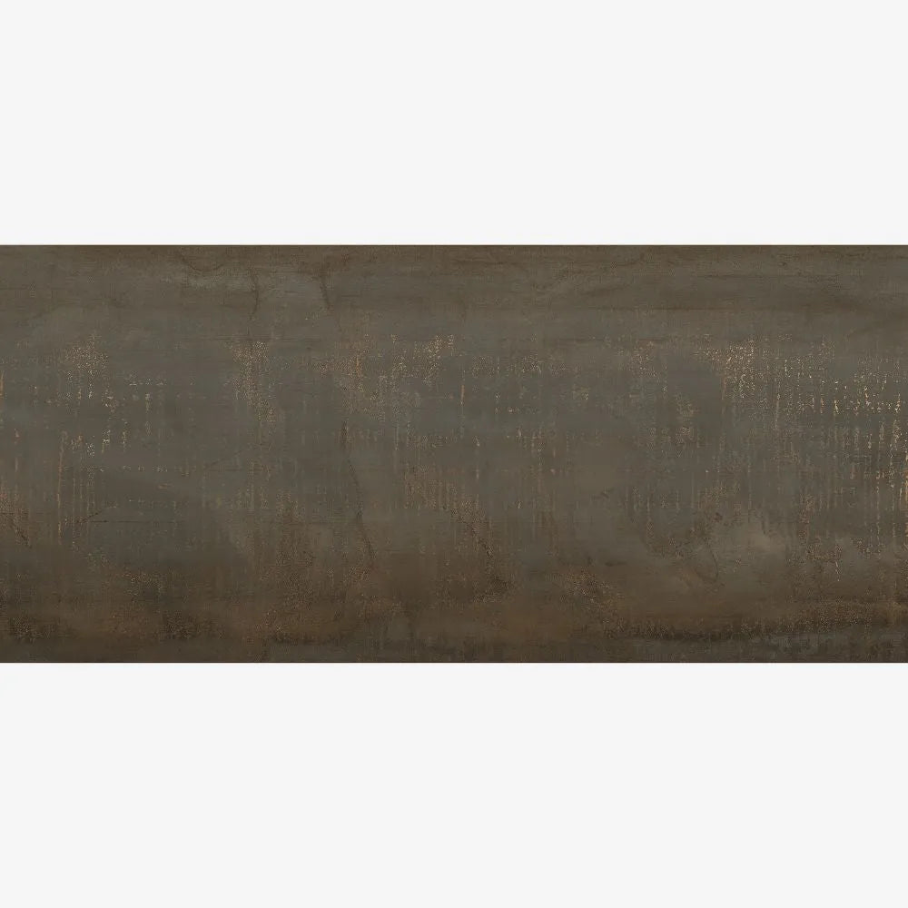 Metalizzed Rust Brown Metal Effect Tile 120 x 260cm Tile Swatch