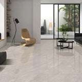 Metropol Grey Glossy 60 x 60cm Tile Living Room Flooring