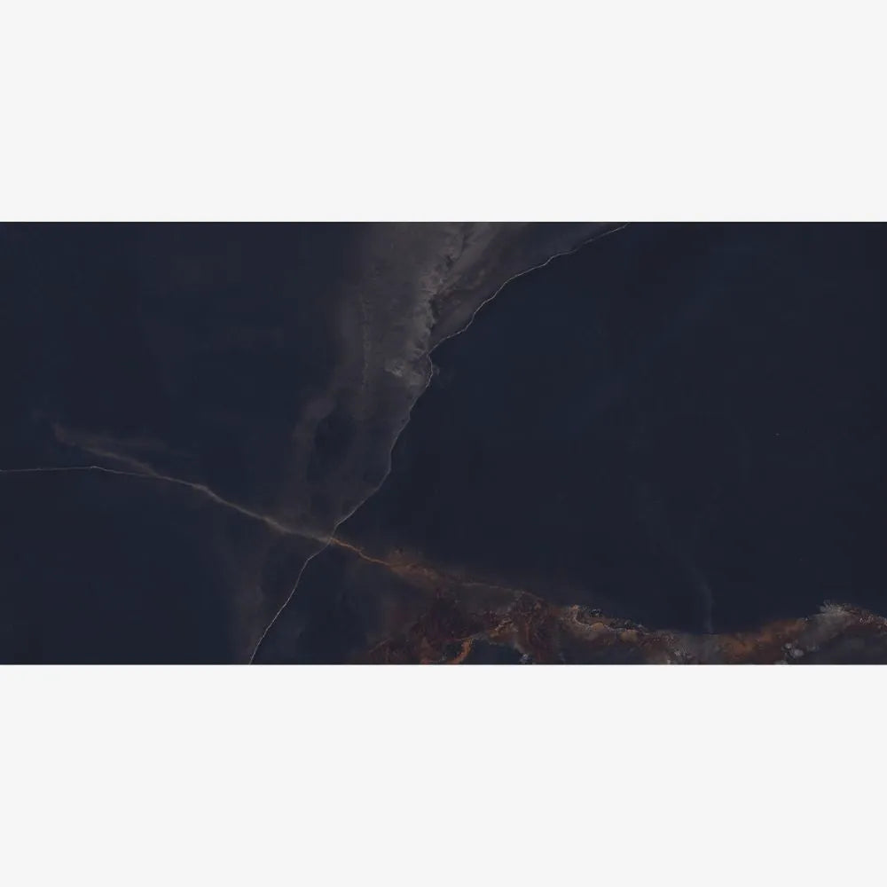 Milano Vittorio Black Onyx Porcelain Tile 60 x 120cm Swatch