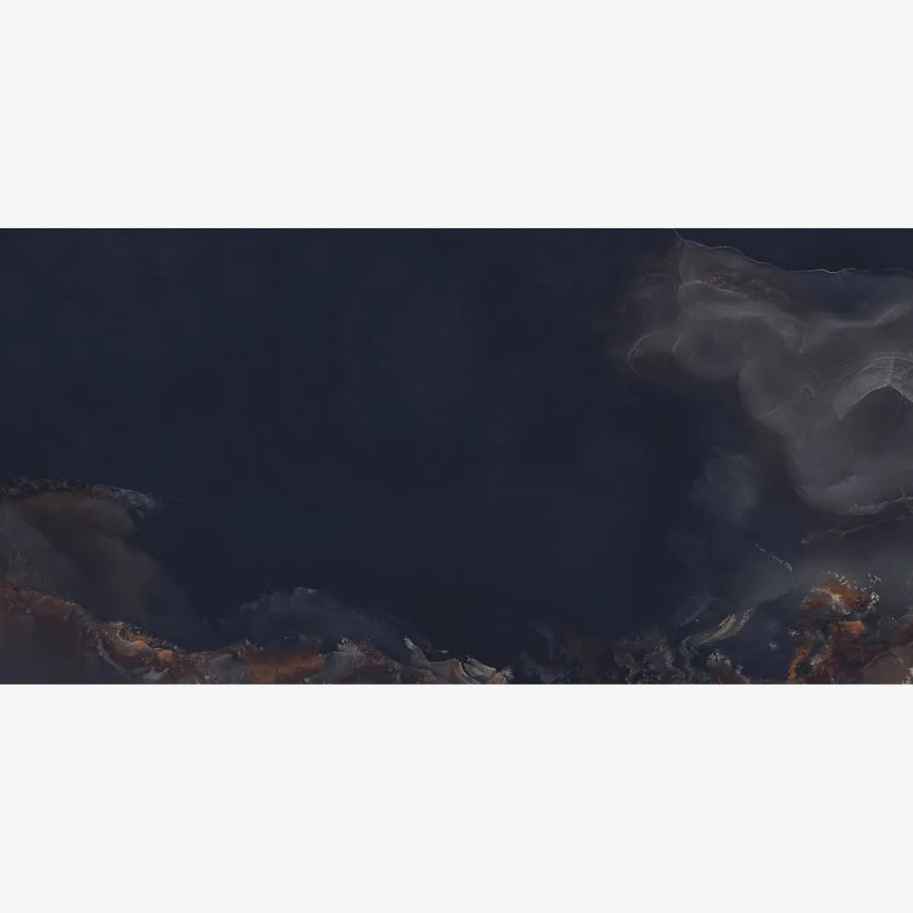 Milano Vittorio Black Onyx Porcelain Tile 60 x 120cm Swatch