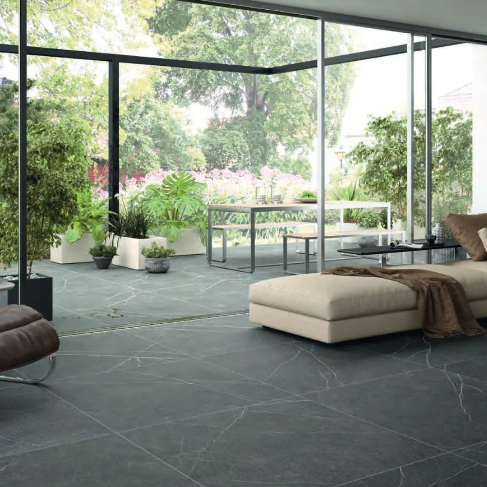 Nanotech Anthracite Stone 20mm Outdoor Porcelain 60 x 90cm Living Room and Patio