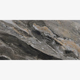 Obacko Black Polished Porcelain Onyx Effect Tile 60 x 120cm Swatch