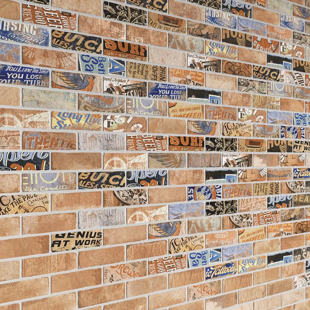 Old Wall Street Vintage Decor 7.5 x 25cm Tile Wall