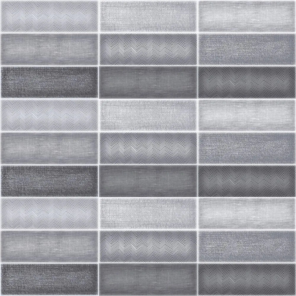 Pacific Gris 10 x 30cm porcelain Tile Swatch Tiling