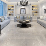 Sunset Silver Marble Effect Polished Porcelain Tile 60 x 120cm Living Room Flooring