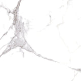 Platin Blanco Rec 60 x 60cm Brillo Marble Effect Tile Swatch