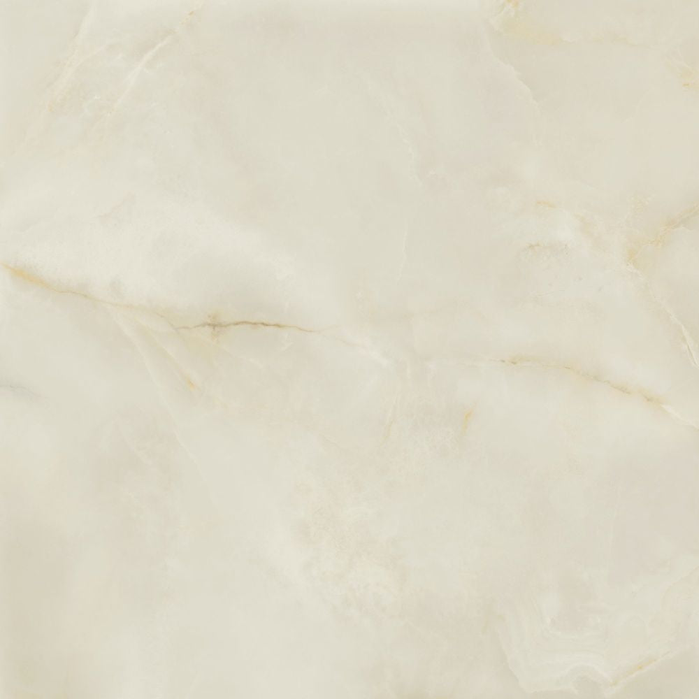 Quinto Cream Pulido 120 x 120cm Onyx Effect Tile Swatch