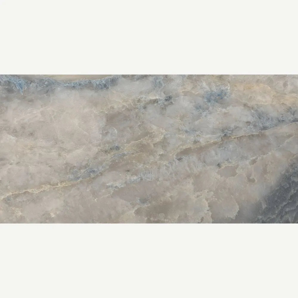 Rommano Polished Onyx Effect Porcelain TIle 60 x 120cm Swatch