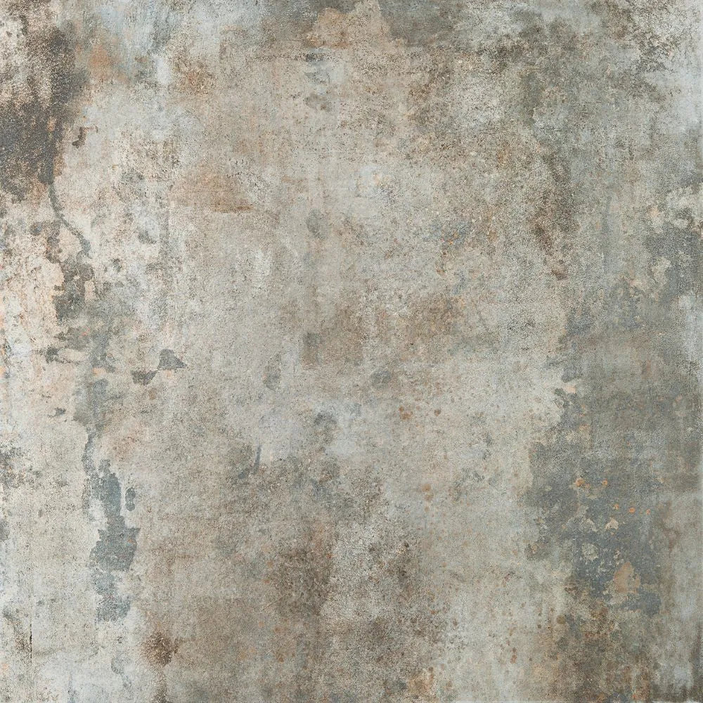 Rusticeo SIlver Stone Effect polished porcelain tile Swatch 120 x 120cm