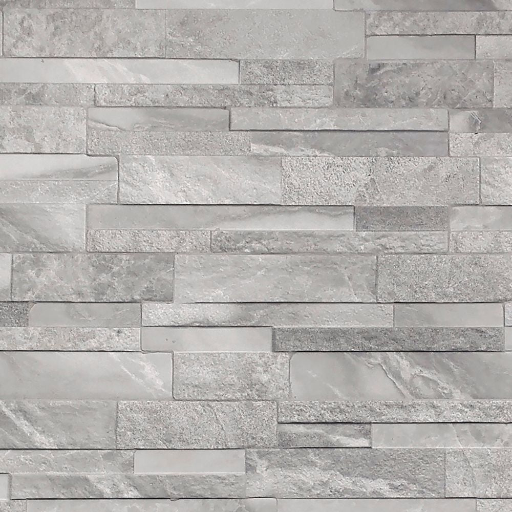 Shack Grey 16 x 40cm porcelain stone effect mosaic Tiling Example