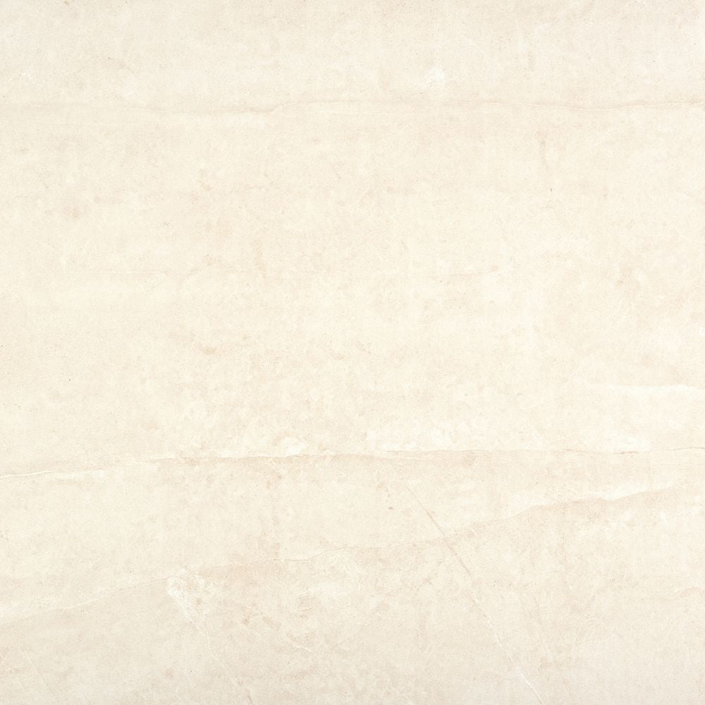 Talus White Rect 75 x 75cm Stone Effect Tile Swatch