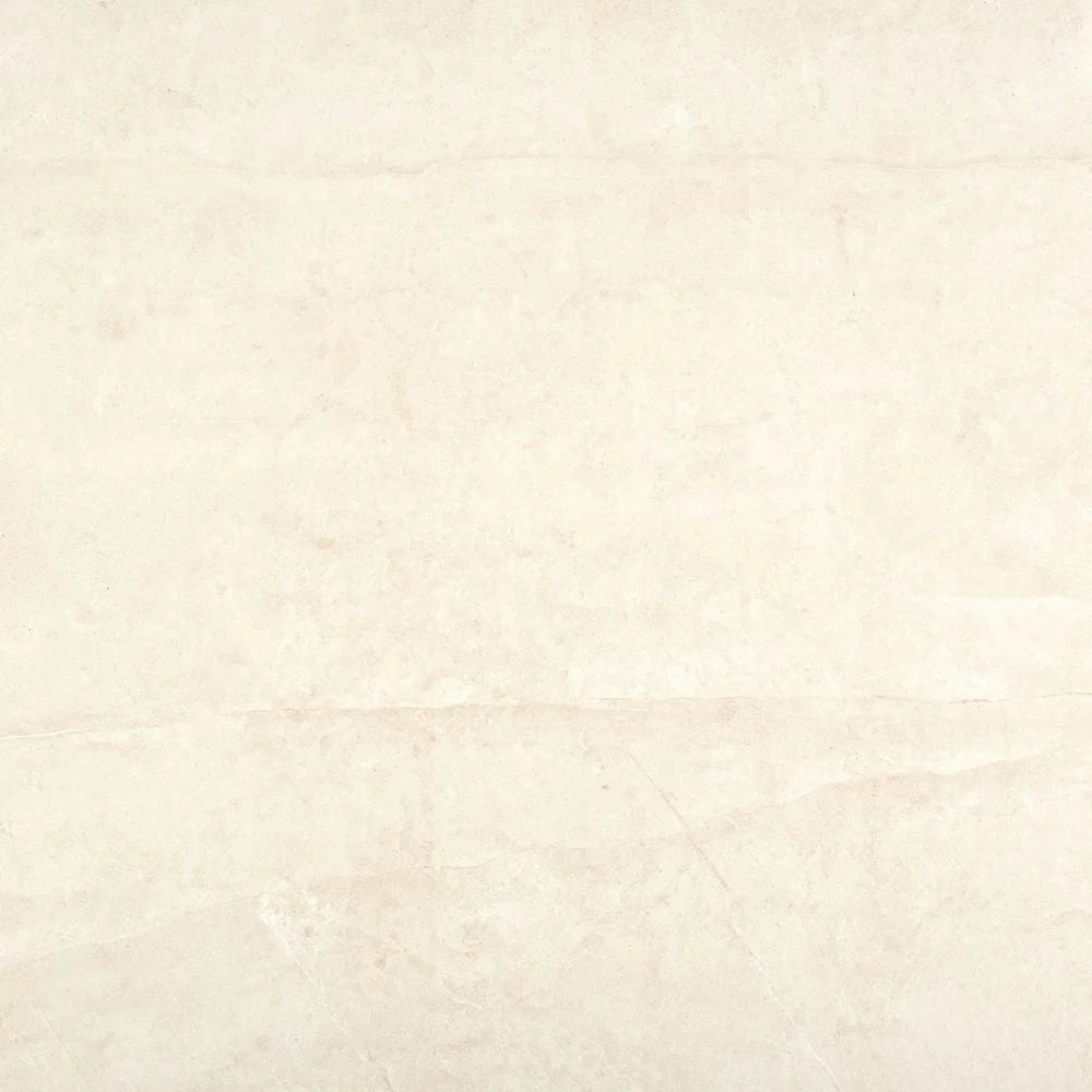 Talus White Rect 75 x 75cm Stone Effect Tile Swatch