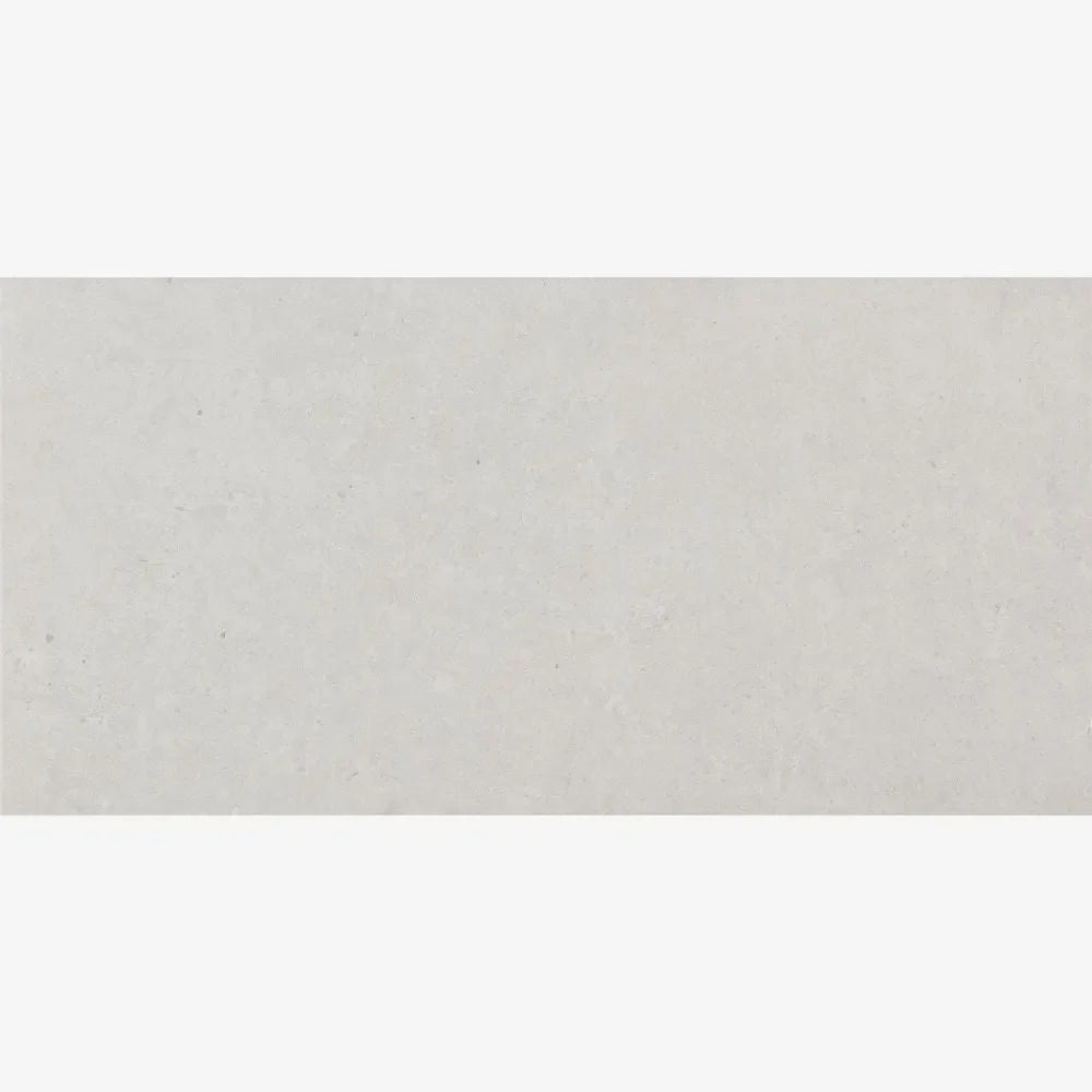 Townhall White Stone Effect Matt porcelain Tile 30 x 61cm Swatch