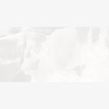 Trace Mink 30x60 Glossy White Onyx Effect Porcelain Tile Swatch