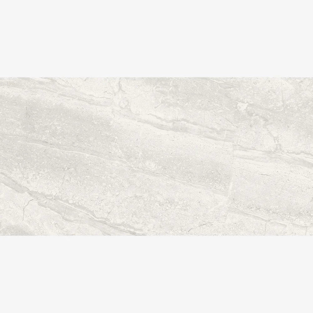 Travstone Gris 30 x 60cm Glossy Stone Effect Porcelain TIle Swatch