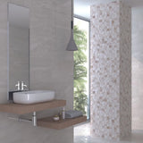 Triumph Kios RLV Grey Stone Effect Matt Ceramic Tile 33 x 55cm Bathroom Wall