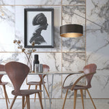 Visible Ore Satin Marble Effect Tile 30 x 60cm Dining Room Wall