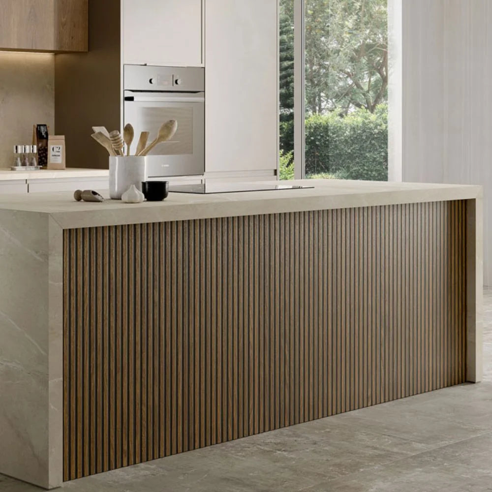 Wood Design Nut Black 60 x 120cm inOut Kitchen Island