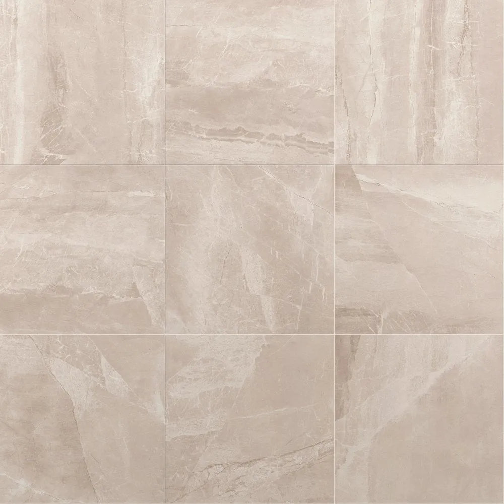 Cash Porcelain Stone Effect Polished Indoor Wall & Floor Tile - Tile Outlet