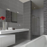 City Ceramic Stone Pattern Effect Matt Indoor Wall Tile 20x60 - Tile Outlet