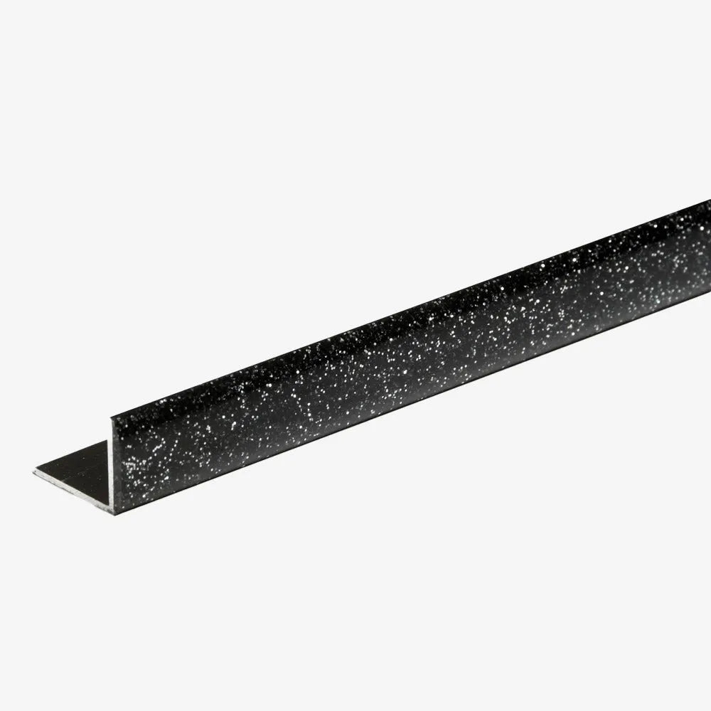Glitter Aluminium Tiling L-Shaped Trim - Tile Outlet