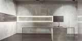 grey matt onyx effet kitchen floor and wall tiles
