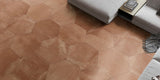 hexagonal copper stone effect porcelain floor tiles