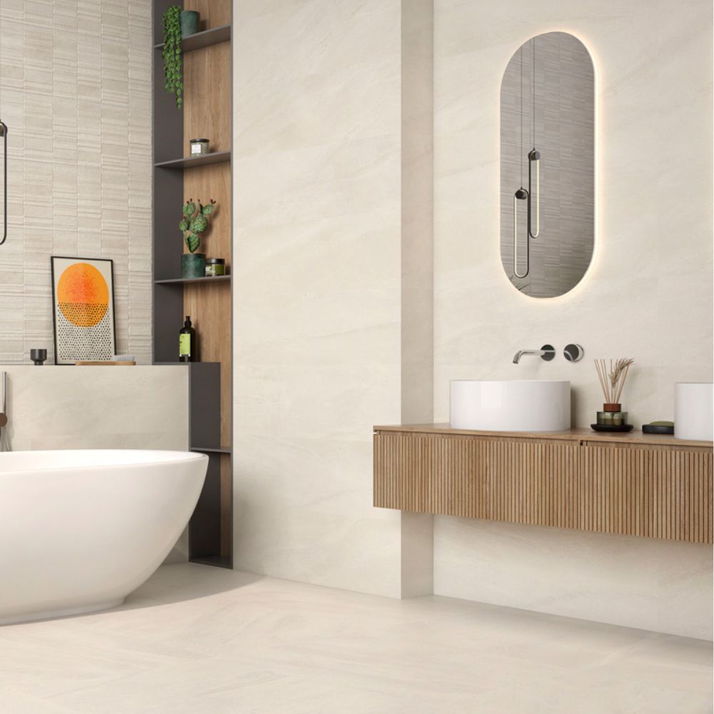 Whitestone Wall Tile White Stone Tiles | Quorn Stone