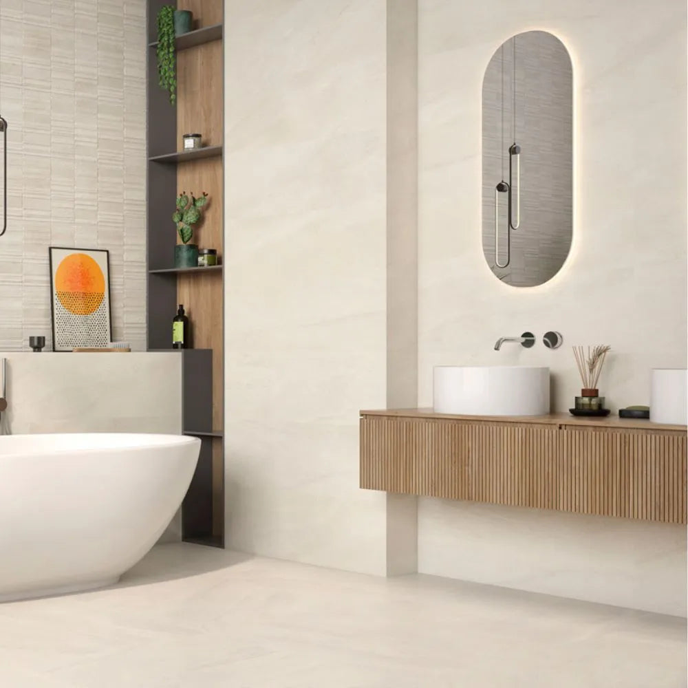 Lavica Natural Stone Effect Tile Bathroom Floor and Walls- Tile Outlet